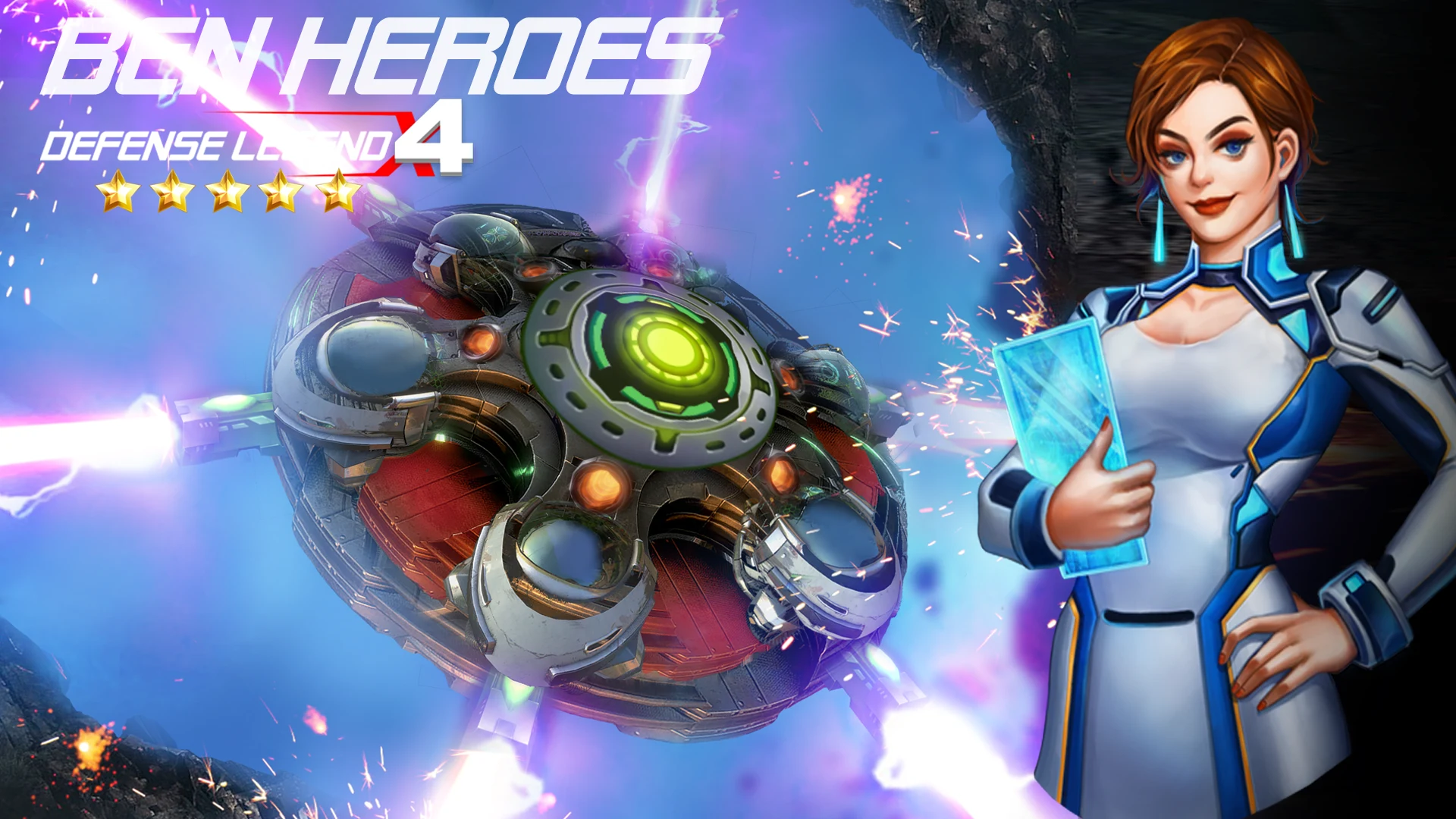 Defense legend 4 HD: Sci-fi TD screenshot